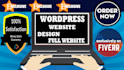 do wordpress website design and development