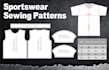 design jersey pattern or template for sewing or sublimation