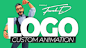 create a 2d custom logo animation or intro