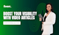 create videos for your youtube channel from your articles