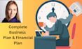 create an investor ready business plan, pitch deck, and financial projections