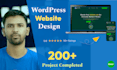 create a responsive wordpress website design with maintenance support