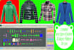 make digital PDF sewing pattern for clothing