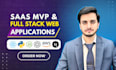 be full stack web developer for ai saas web app development