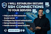 help you do ssh connection to your server