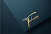 design modern minimalist luxury   signature logo
