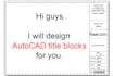 design autocad title blocks