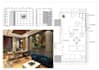 draft interior layout plan,detail drawings,elevation,section