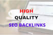create high quality SEO profile backlinks manually