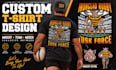 create streetwear graphic t shirt design for your clothing brand