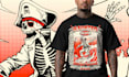 do custom graphic t shirt design for your merch and clothing