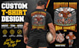 do streetwear graphic t shirt design for your clothing brand