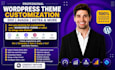 do wordpress theme divi, avada, astra installation and customization