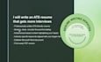 write an ats resume CV that gets more interviews