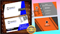create awesome business or visiting card design