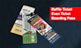 design raffle ticket, even ticket, invitation quick delivery