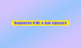design responsive HTML email signature
