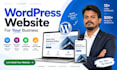 design and develop a responsive wordpress website