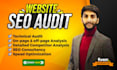 website SEO audit report, technical audit and competitor analysis