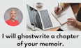 ghostwrite one chapter of your memoir