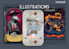 design stunning game illustrations for your deck of cards