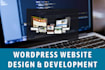 build a professional wordpress website or landing page