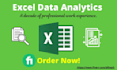 provide advanced data analysis and vba solutions using excel