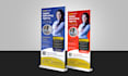 design retractable banner and roll up banner