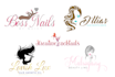 professionally  design watercolor feminine logo
