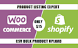 scrape and bulk upload product to shopify, woocommerce store