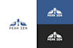 design mountain logo in a creative way