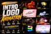 create animated logo intro video for youtube and business