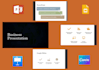 make business ppts, research presentations, and pitch desk