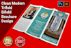 do creative trifold bifold brochure design