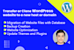 migrate, transfer or clone wordpress website to a new host or domain