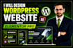 design a modern responsive wordpress website with elementor pro