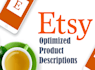 write a product description that sells for your etsy store