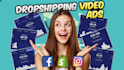 make converting dropshipping video ads for facebook and tiktok