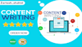 write unique content writing and blog posts for your website