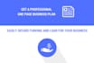 make a one page business plan