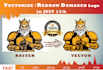 refine and vectorize existing logo