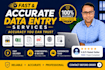 do accurate data entry, excel, google sheets, copy paste