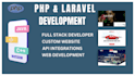 develop high quality PHP websites using laravel