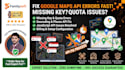 fix any google maps API issue or missing key error fast