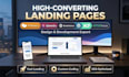 design high converting wordpress landing page with wpbakery or elementor