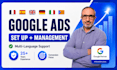 be your google ads manager expert multilingual specialist