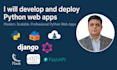 build your python web app with django, flask, or fastapi