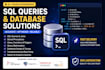 write sql queries, stored procedures, and database solutions
