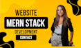 be your full stack web developer with mern stack