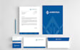 design business card, letterhead, folder and stationary